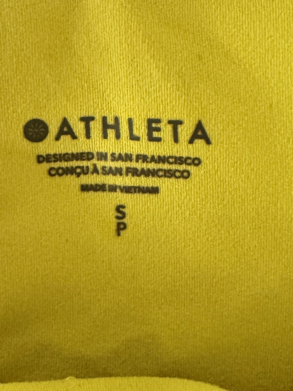 Athleta Stretch Floral Activewear Top Women Conscious Support Top S - Picture 4 of 5